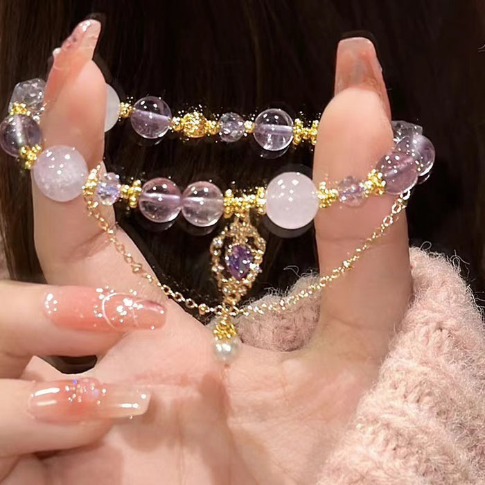 Wholesale Bracelet color collision, light luxury, niche exquisite feeling, fairy style bracelet bracelet bracelet