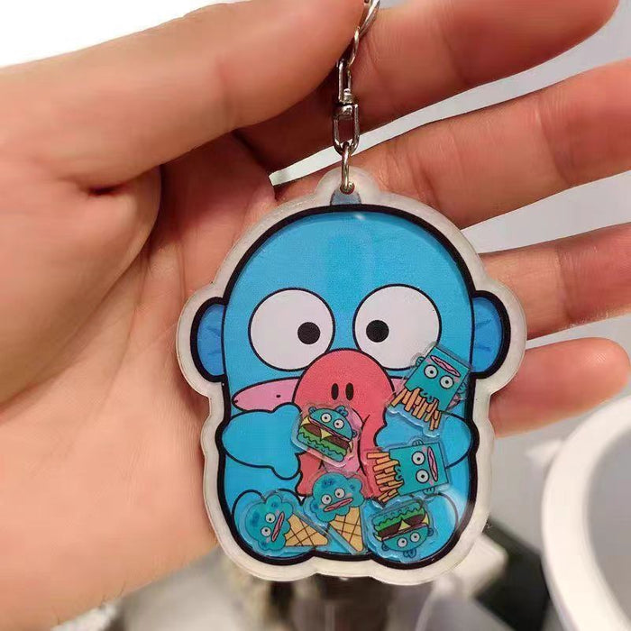 Wholesale Keychain Acrylic Decorative Bag Charm Small Accessories cartoon Keychain