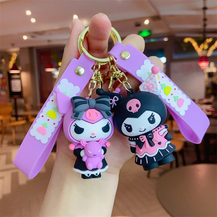 Wholesale Crossdressing Cartoon Doll Keychain JDC-KC-Many004