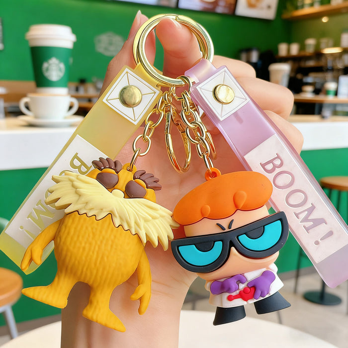 Wholesale Cartoon Silicone Little Tree Man Keychain Car Key Accessory for Gift MOQ≥2