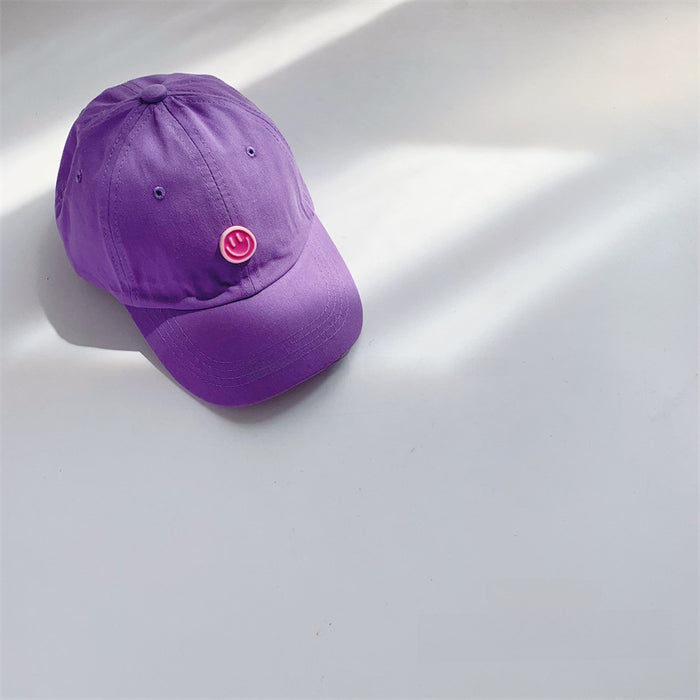 Wholesale Smiling Children's Baseball Hat Outdoor Leisure Versatile Sunscreen Hat Sunshade Hat