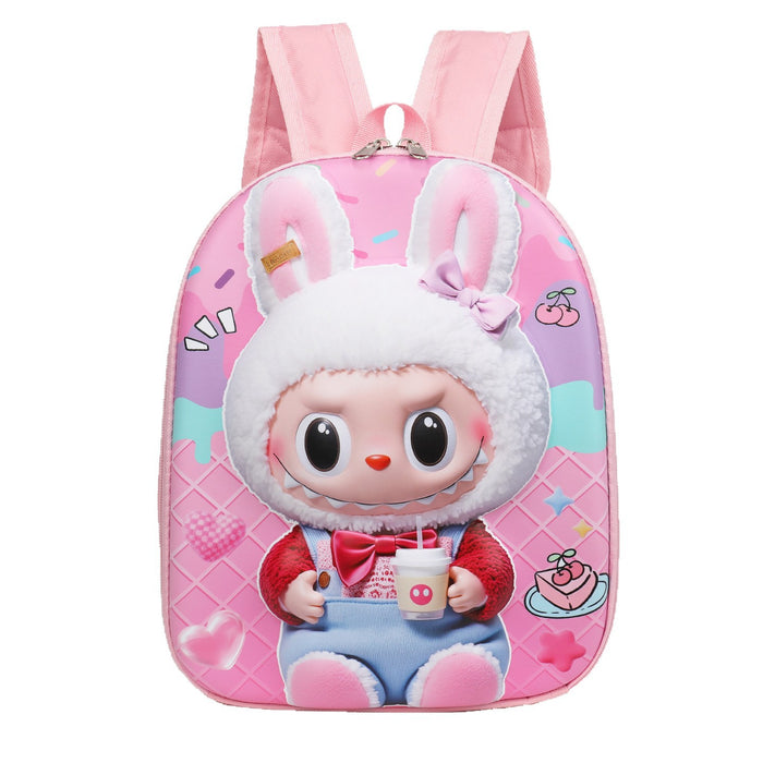 Wholesale Cute cartoon backpack for kindergarten boys and girls with cartoon dolls
