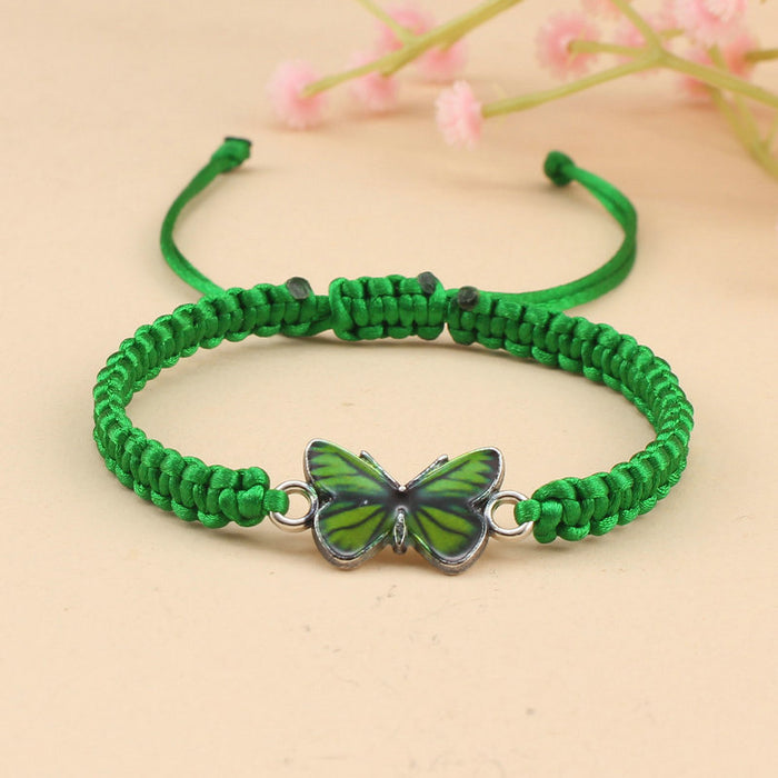 Wholesale Butterfly Bracelet Couple Handmade Woven JDC-BT-SX019