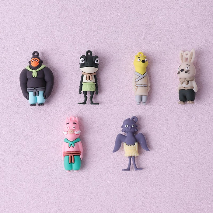 Wholesale Soft Rubber Doll Car Pendant Keychain