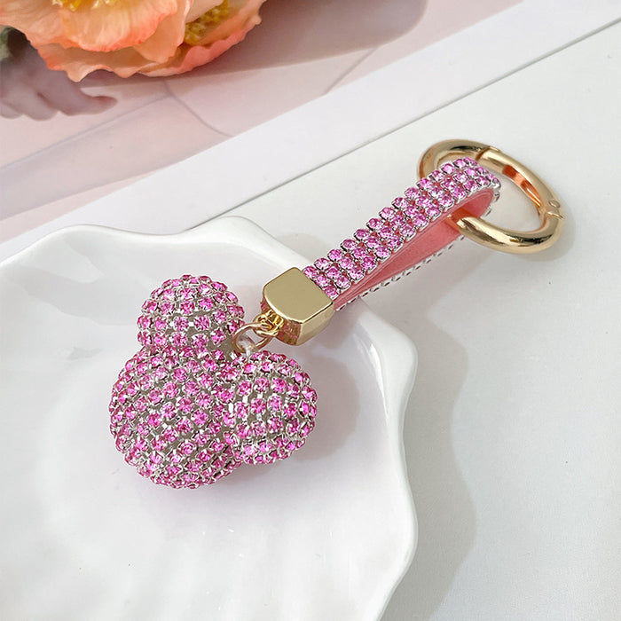 Wholesale Cartoon Diamond Alloy Keychain JDC-KC-CH119