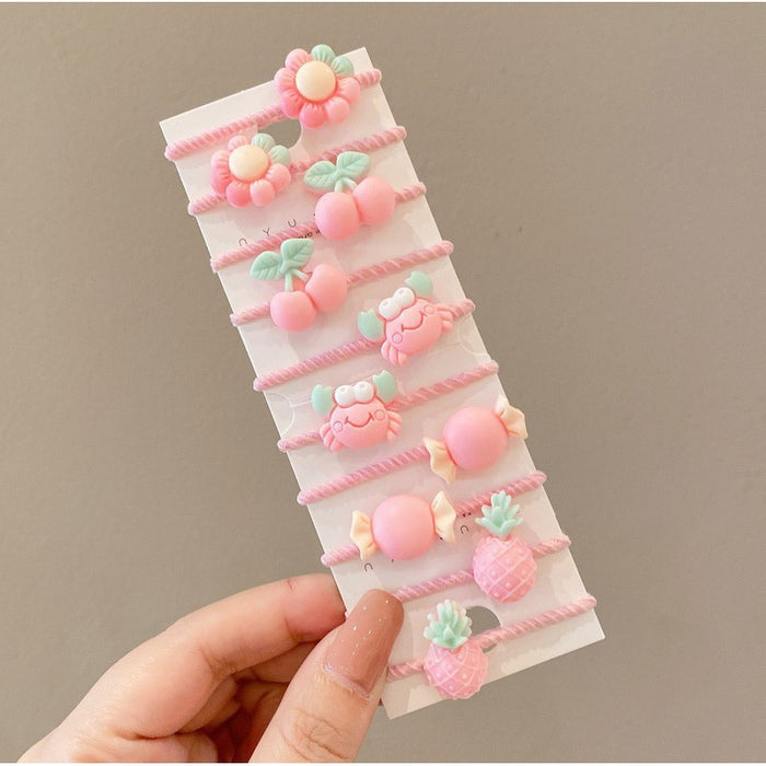Wholesale Princess Theme Cute Small Hair Ties for Kids - Fashion Accessory Gift