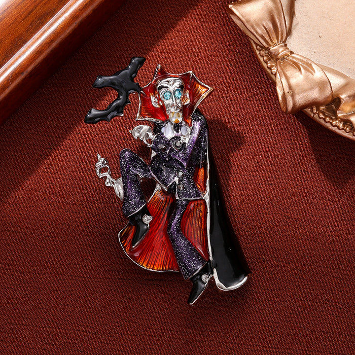 Wholesale Magician brooch clothing accessories collar suit accessories pin clown corsage