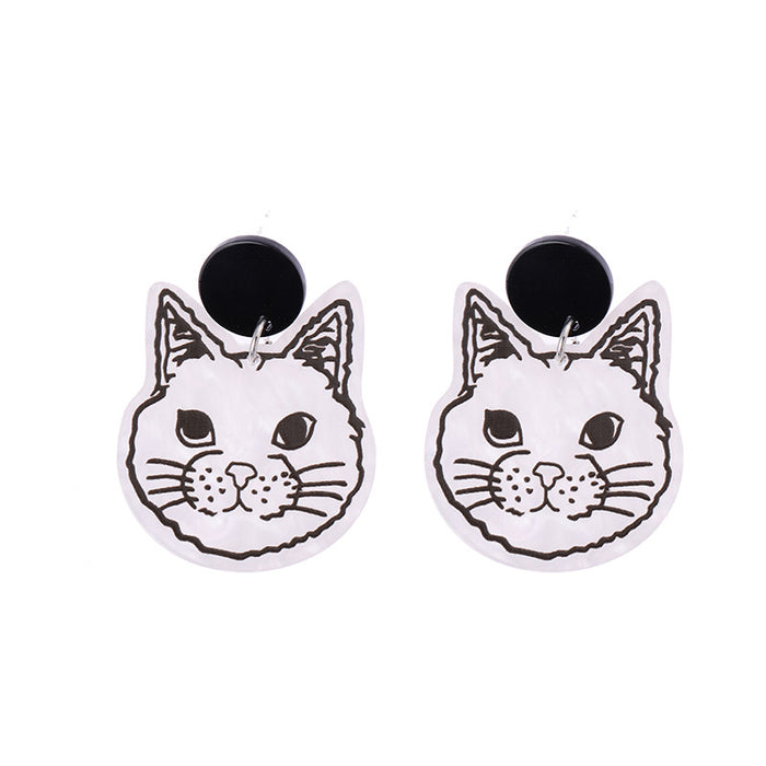 Wholesale of New Acrylic Halloween Earrings JDC-ES-CaiYun005