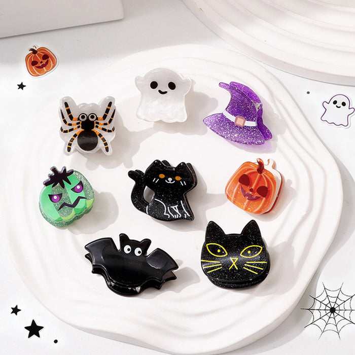 Wholesale  Shark Hair Clip Witch Hat  Pumpkin Design Chic Hair Accessory For Party