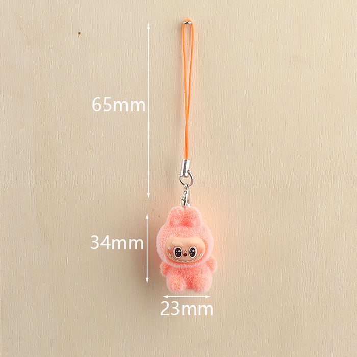 Wholesale Flocked Doll Keychain