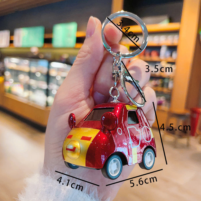 Wholesale Cartoon Alloy Car Model Toy Keychain JDC-KC-Aile011