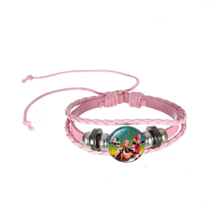 Wholesale K-POP Multi-layered Woven Beaded Bracelet