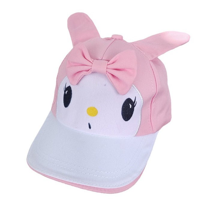 Wholesale Children's baseball cap anime cartoon cute ear duckbill cap children's sun hat