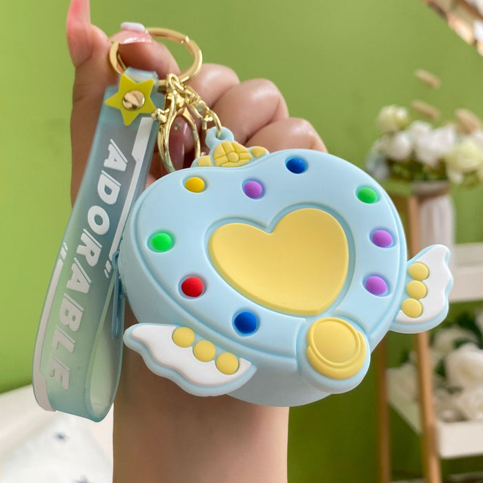 Wholesale Creative Love Bag Coin Purse Keychain Fashion Bag Small Pendant Exquisite Cute Couple Gift