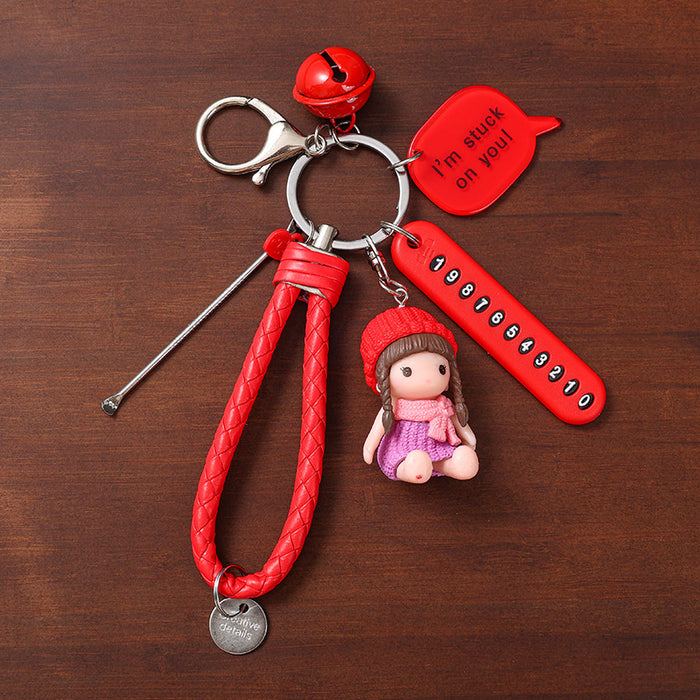 Wholesale Cartoon Cute Keychain  Pendant  Hanging Bag  Key Chain