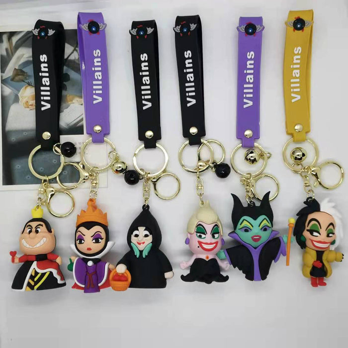 Wholesale Cartoon  Witch Doll Keychain Pendant Bag Car Keychain Accessories Blind Box Gift
