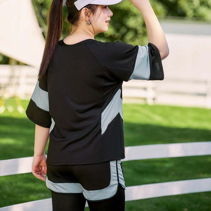 Wholesale Sports swimsuit women's three piece loose pants hot spring