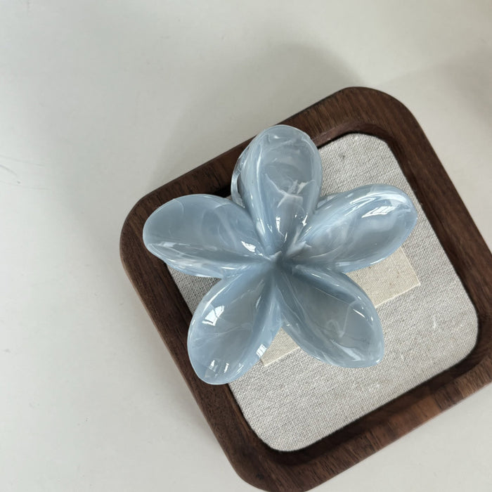 Wholesale Spotted Flower Grab Clip Back of Head Hair Shark Clip Hair Accessories