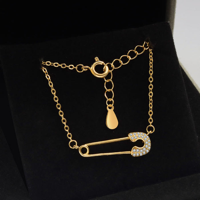 Wholesale Geometric Rhinestone Collarbone Necklace Minimalist Fashion Accessory For Women Layering Jewelry Gift And Boutique Resale