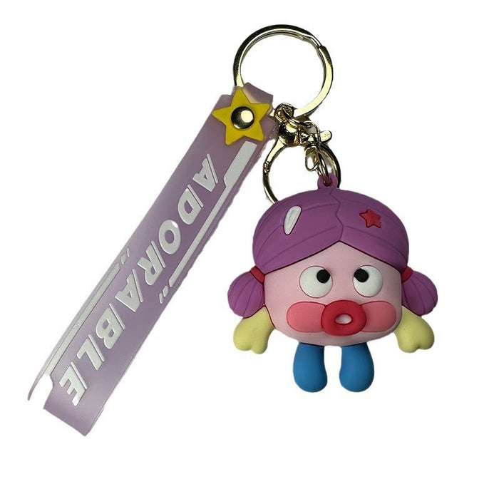 Wholesale PVC Cartoon Doll Keychain JDC-KC-XingS023