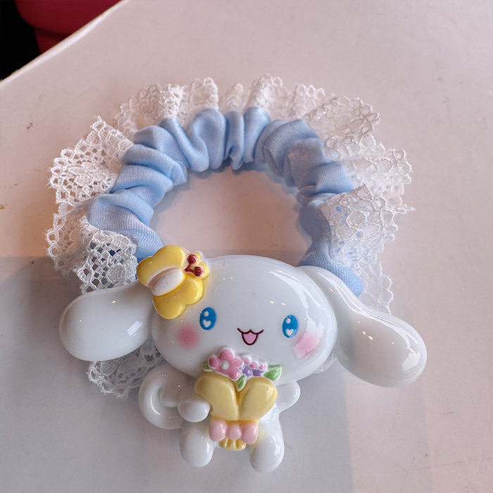 Wholesale Hair lace rubber band cute cartoon  hair band head rope does not hurt the hair elastic