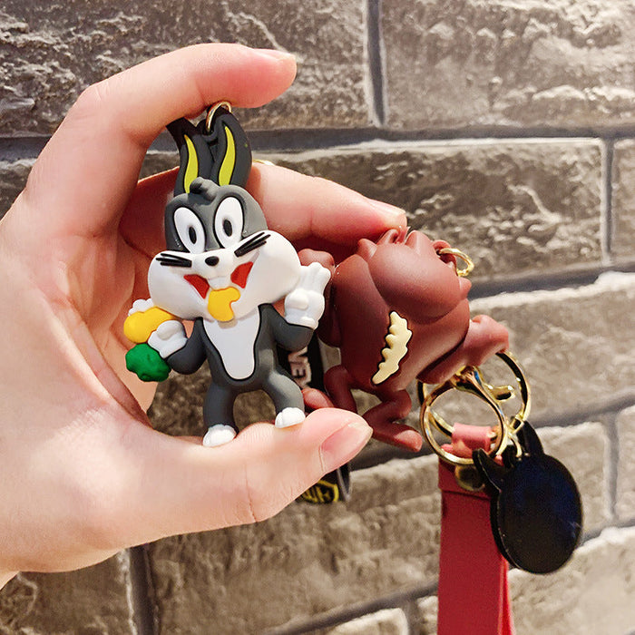 Wholesale Keychains PVC Hardware Cute Cartoon (M) JDC-KC-JCai062