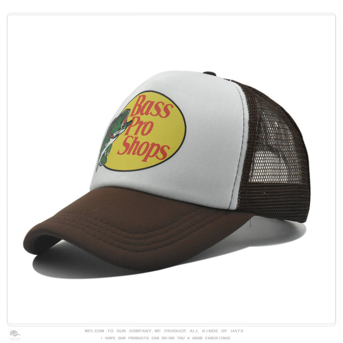 Wholesale Printed baseball cap summer net cap outdoor sunscreen sunshade driver cap