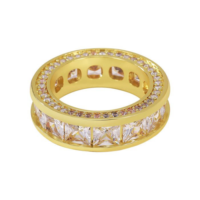 Wholesale Flash Micro-inlaid Zircon Ring Women's