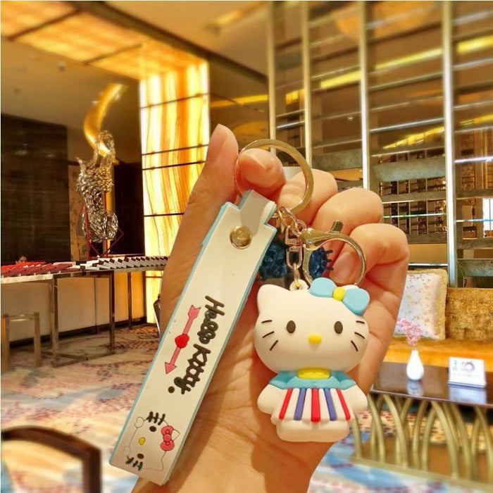 Wholesale Cartoon Silicone Doll Keychain JDC-KC-MingT251