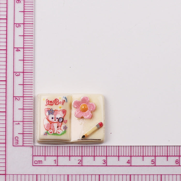 Wholesale Cartoon Book Resin Diy Decorative Patch Accessories JDC-FK-YaoL015