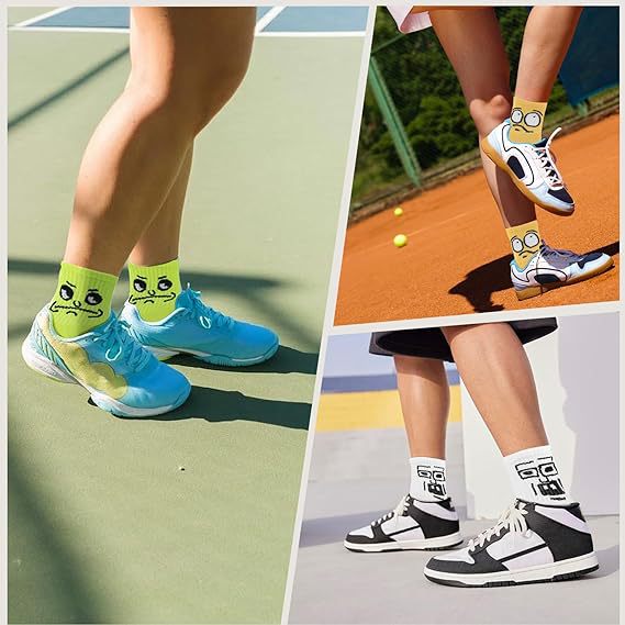 Wholesale funny expression candy color student socks spring and autumn summer breathable socks