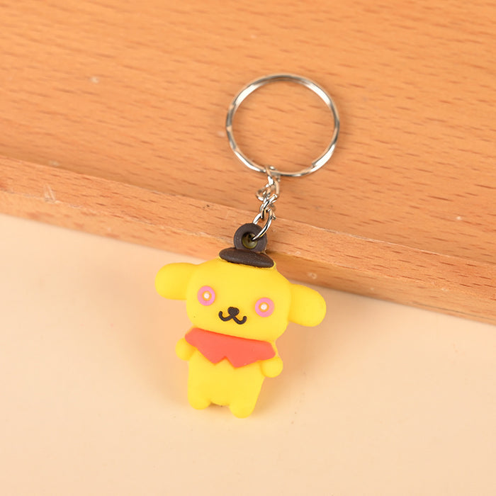 Wholesale 10PCS Cute Cartoon 3D PVC Keychain (S)JDC-KC-DongH001