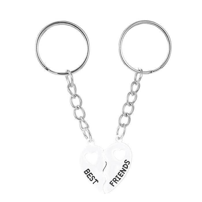 Wholesale Magnetic Heart Stainless Steel Keychain JDC-KC-JinZ008