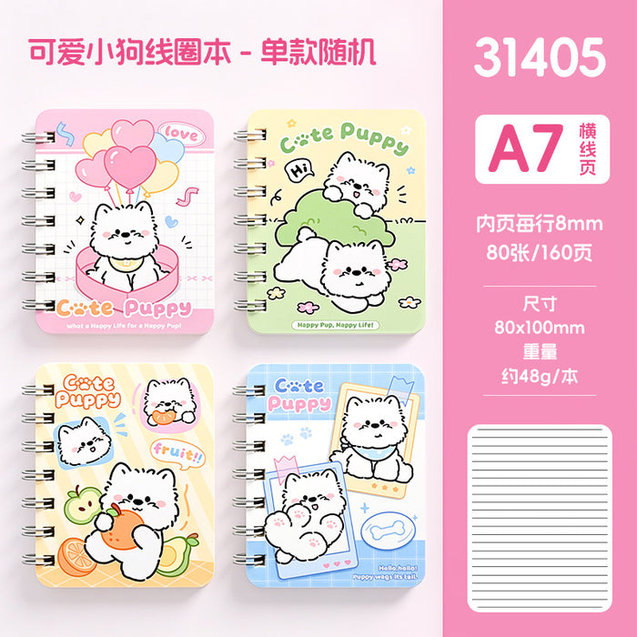 Wholesale Cartoon A7 Coil Notebook for Kids School Stationery Reward Class Activity Gift MOQ≥2
