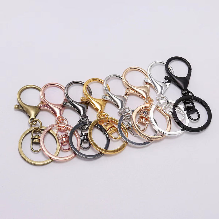 Wholesale  alloy keychain lobster buckle  gold bag doll pendant keychain accessories