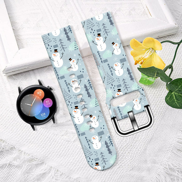 Wholesale Printed Silicone Watch Strap Wristband JDC-WD-NuoQi036