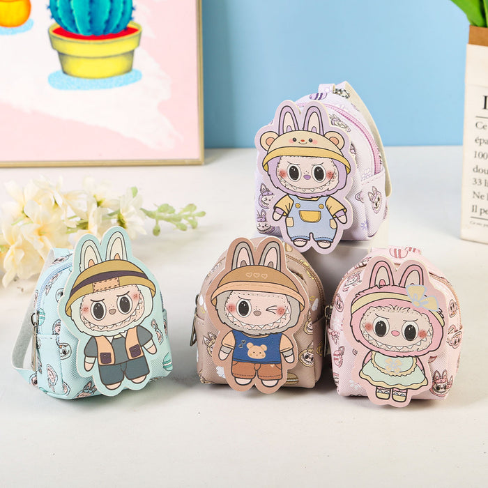 Wholesale Coin Purse Card Holder Keychain Bag Small Plush Bag Headphone Bag Portable