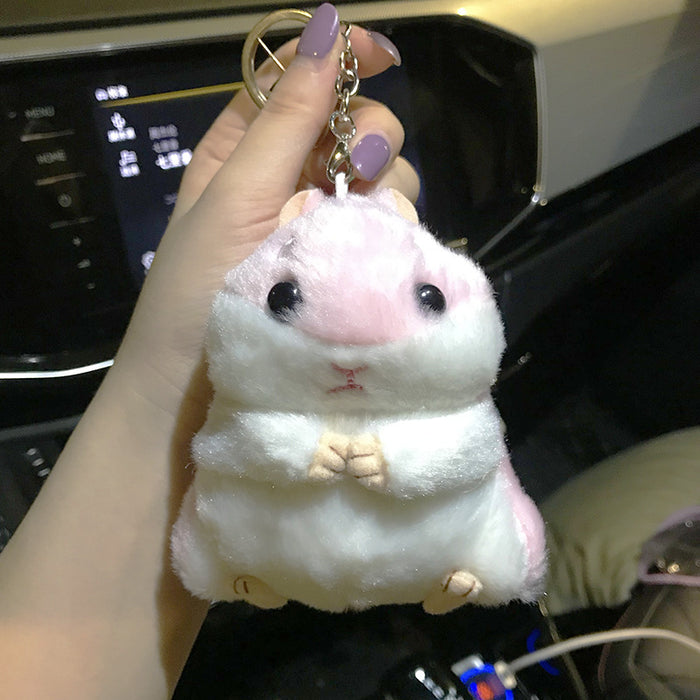 Wholesale Cute Plush Hamster Doll Keychain JDC-KC-KuM015