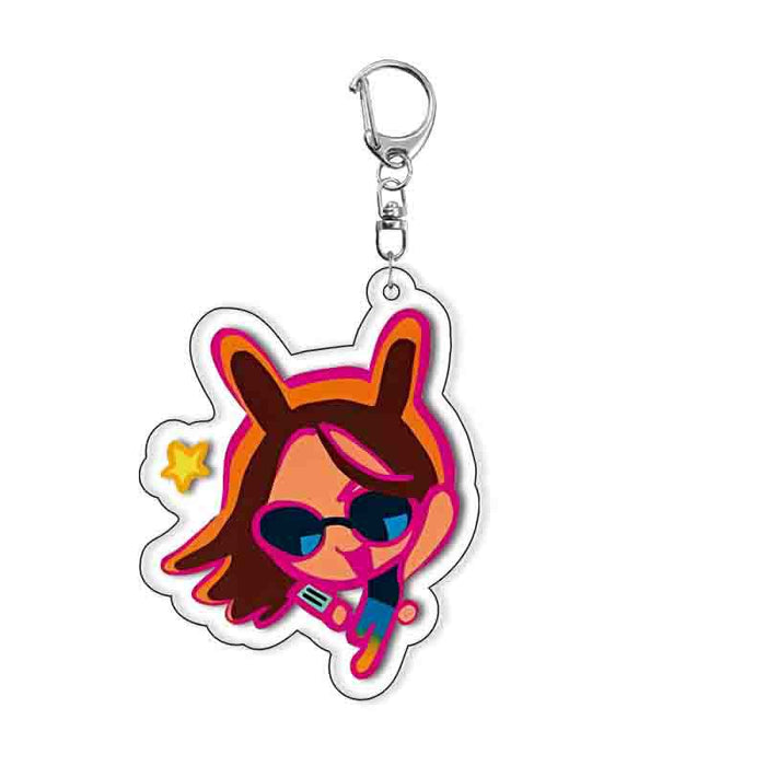 Wholesale acrylic keychains featuring cartoon characters