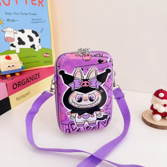 Wholesale Parent-child shoulder bag,  fashionable mobile phone bag fresh and sweet cartoon children' s shoulder messenger bag