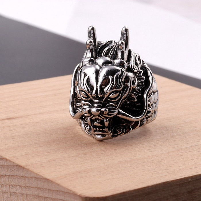 Wholesale Skull and Animal Head Ring Set Alloy Unisex Fashion Accessory Gift