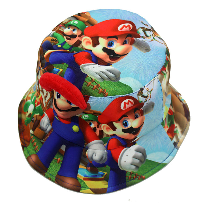 Wholesale Cotton Printed Cartoon Fisherman Hat JDC-FH-ZhiXie006