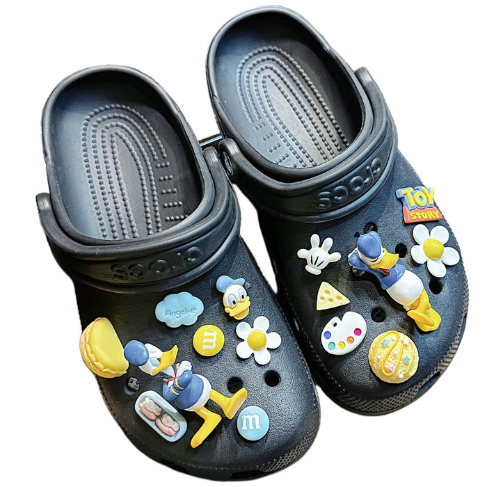 Wholesale Cartoon Three-dimensional Plastic Shoe Buckle JDC-SC-MoNiao005