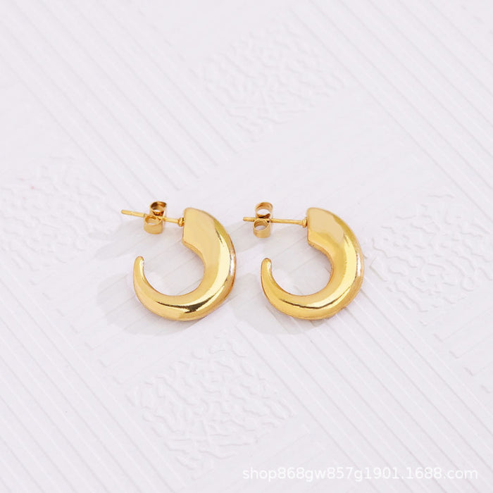 Wholesale Stainless Steel Geometric Earrings Earrings