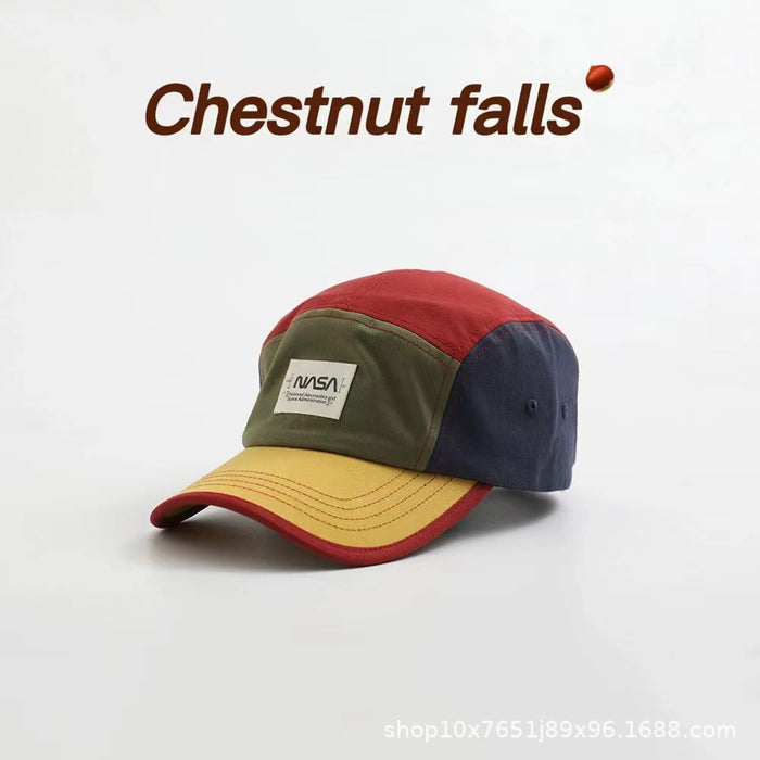 Wholesale Duck tongue hat with personality, soft top, contrasting color, baseball hat, wide brim, versatile