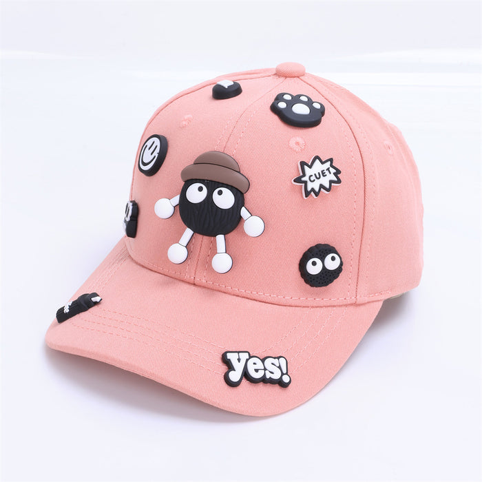 Wholesale Cute Baby Baseball Cap Coal Ball Design Fashion Hip Hop Hat For Kids Boys Girls