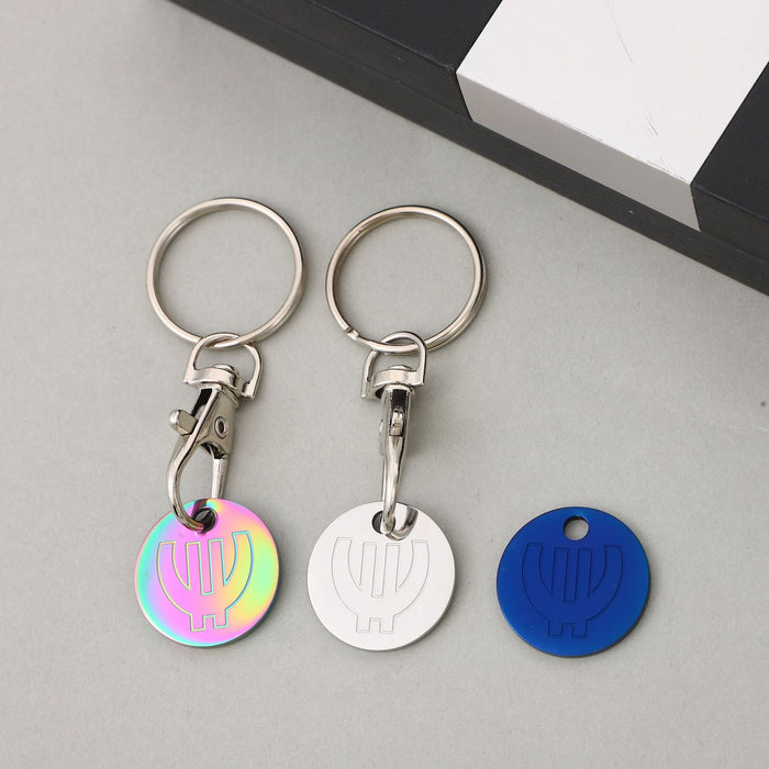 Wholesale Stainless Steel Pendant Keychain JDC-KC-YiT003