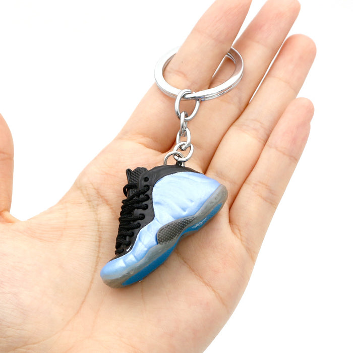 Wholesale 3D Stereoscopic Basketball Shoes PVC Keychain JDC-KC-QLPing020