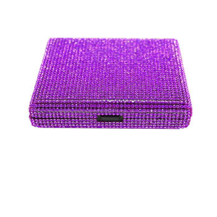 Wholesale Slim Rhinestone Cigarette Case For Women Trendy Anti Pressure Moisture Proof Multi Color Fashion Accessory