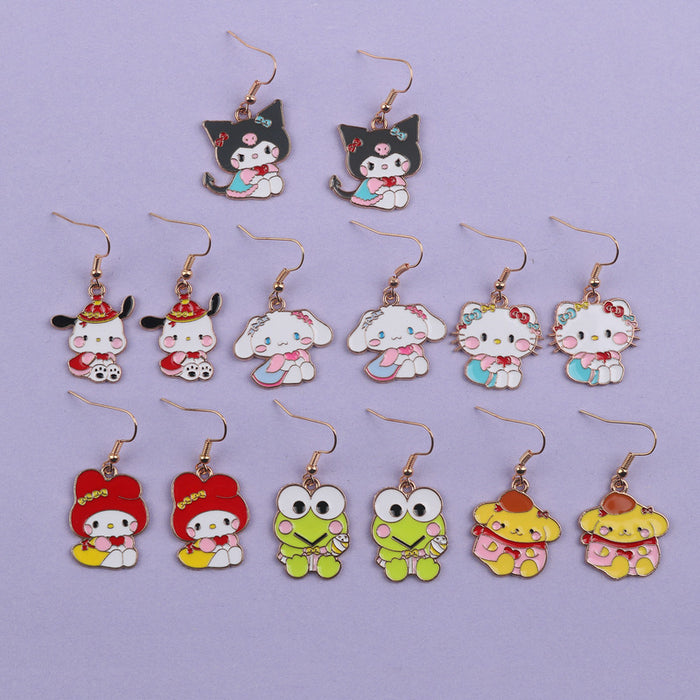 Wholesale Cartoon Alloy Earrings (F) JDC-ES-FuYu002